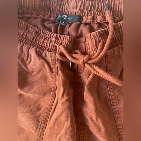 7 for all Mankind - Burnt orange cargo pants with a drawstring - Picture 4 of 5